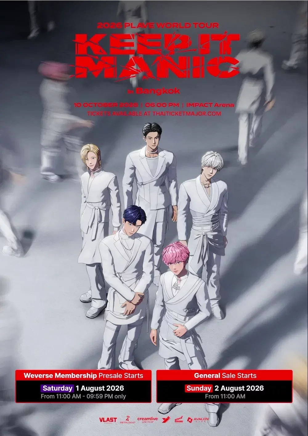 2026 PLAVE World Tour [KEEP IT MANIC] in Bangkok